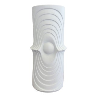 German Biscuit Porcelain Vase from KPM Bavaria, 1960s For Sale