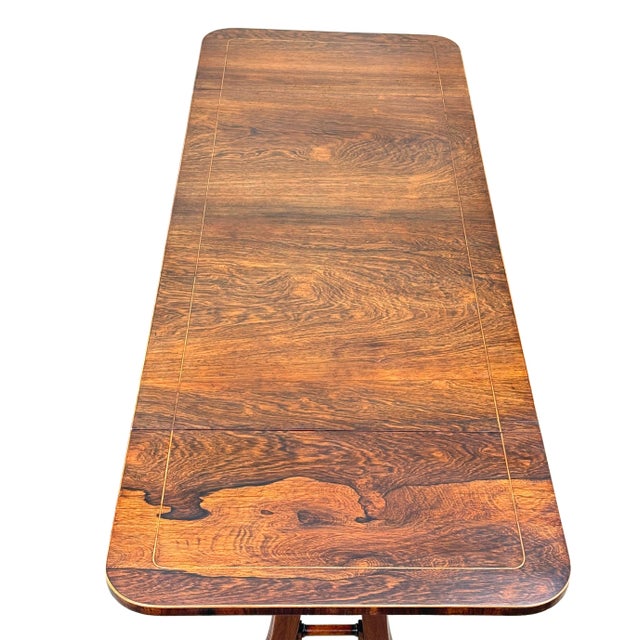 Small Regency Rosewood Sofa Table, Early 19th Century For Sale - Image 15 of 17