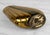 Vintage Art Deco Brass & Black Lacquer Vase For Sale - Image 9 of 9