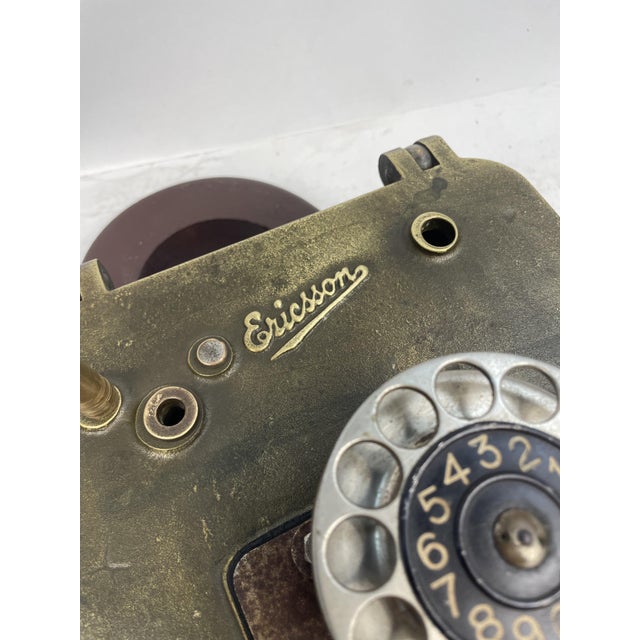 Bronze on-Board Telephone from Ericsson, 1940s For Sale - Image 6 of 18