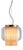 Manila T Pe Beige Textile Suspension Lamp by Sebastian Herkner for Parachilna For Sale