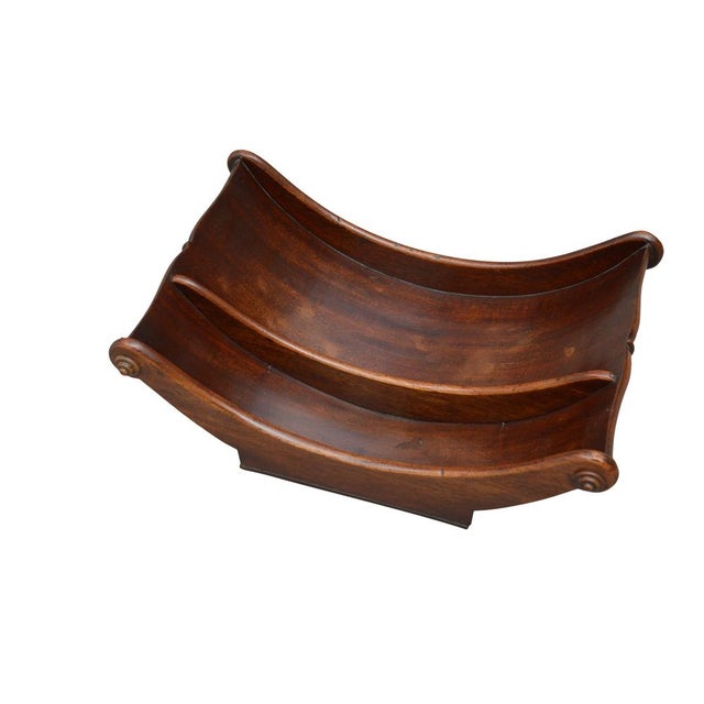Antique Mahogany Cheese Coaster For Sale - Image 4 of 10