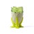 Clear Vase in Clear Bottle Green by Gaetano Pesce for Fish Design For Sale - Image 9 of 9