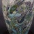 Ceramic Chinese Vintage Porcelain Vase Qing Dynasty Qianlong Marked Crackle Glaze Famille Verte Porcelain Vase Hand Painted Flowers and Birds Pattern For Sale - Image 7 of 8