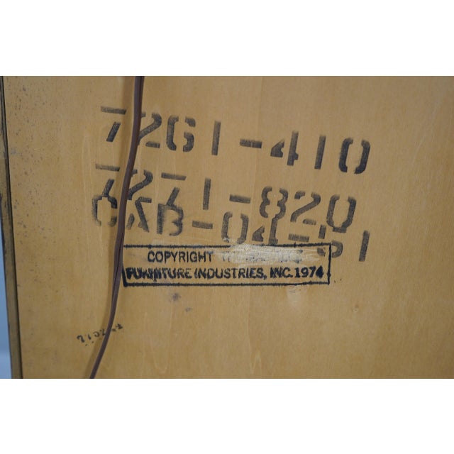 Thomasville Chippendale Style Cherry Curio Display Cabinet For Sale - Image 12 of 12