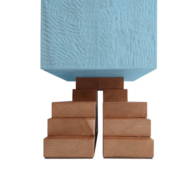 Mayan Totem Blue by Pietro Meccani for Meccani Design For Sale - Image 11 of 14