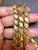 Metal 115 Gm 18 Karat Yellow Gold Handmade Chain 76 Inch Unique Opera Length For Sale - Image 7 of 8