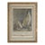 Antique Hand-Colored Engraving "Le Boudoir," P. Malœuvre After Freudenberg, 1774, Carved Giltwood Frame For Sale