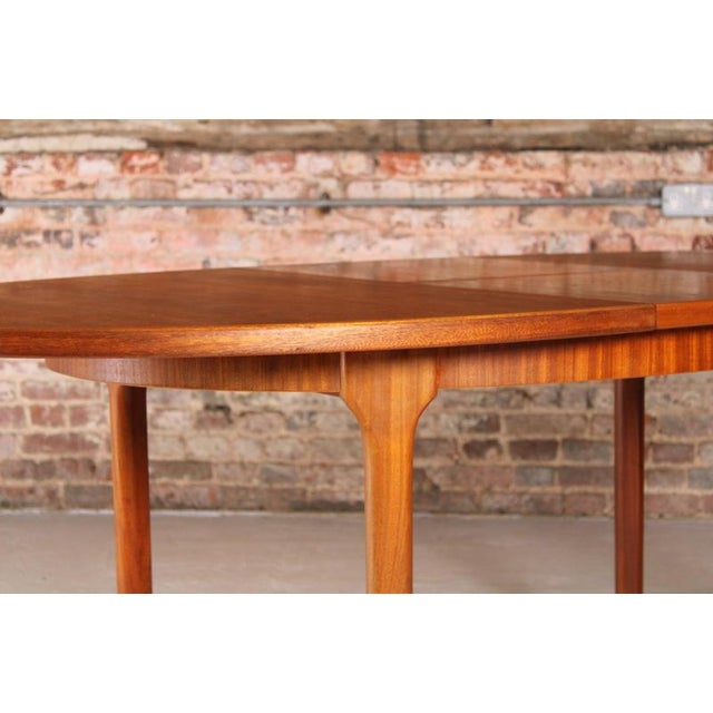 Wood Mid-Century Oval Extending Teak Dining Table by McIntosh, 1960s For Sale - Image 7 of 15