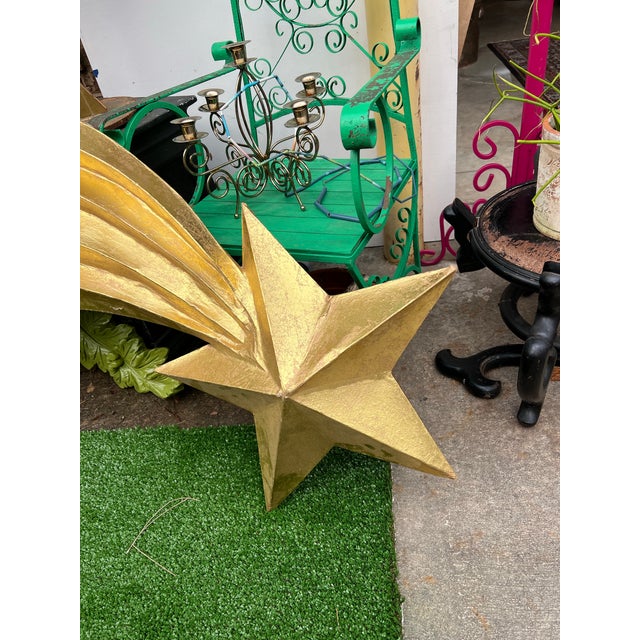 Jumbo Sized Light Weight Paper Mache Star For Sale - Image 9 of 9