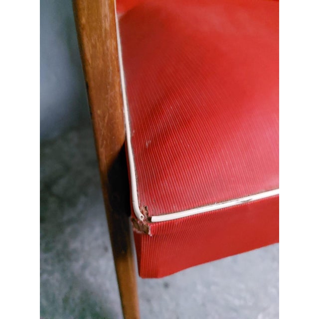 Vintage Red Armchair, 1960 For Sale - Image 11 of 18