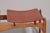 Brown Mid-Century Italian Wooden Bench with Sisal Rope and Cognac Leather Seat, 1960s For Sale - Image 8 of 14