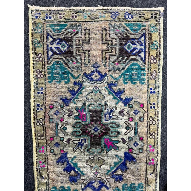 Turkish Yastik Rug 1'7" x 3'2" For Sale - Image 4 of 5