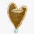 Green Vintage Handmade BillyBoy* Gold Heart With Face Brooch, 1985 For Sale - Image 8 of 14
