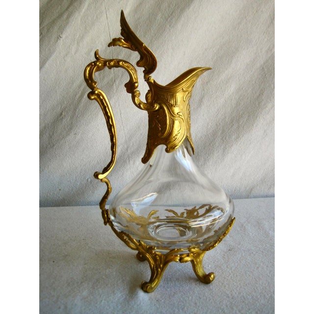This splendid Decanter present a stunning elegant bronze decor all over , in the Napoleon III style that is always a very...
