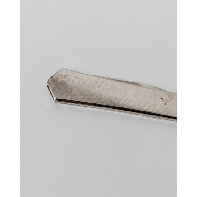 Metal Vintage Metal Letter Opener with Folding Mini Knife, 1960s For Sale - Image 7 of 11