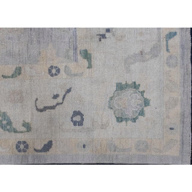 Turkish Oushak Rug 12' x 16' For Sale - Image 4 of 8