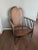 Vintage Art Deco Wood and Rattan Easy Chair, 1920s For Sale - Image 4 of 15