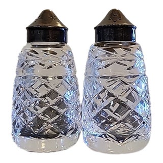 Vintage Waterford Lismore Salt Pepper Shakers - a Pair For Sale