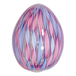 Vintage Murano Glass Egg Shaped Object, 1950s For Sale