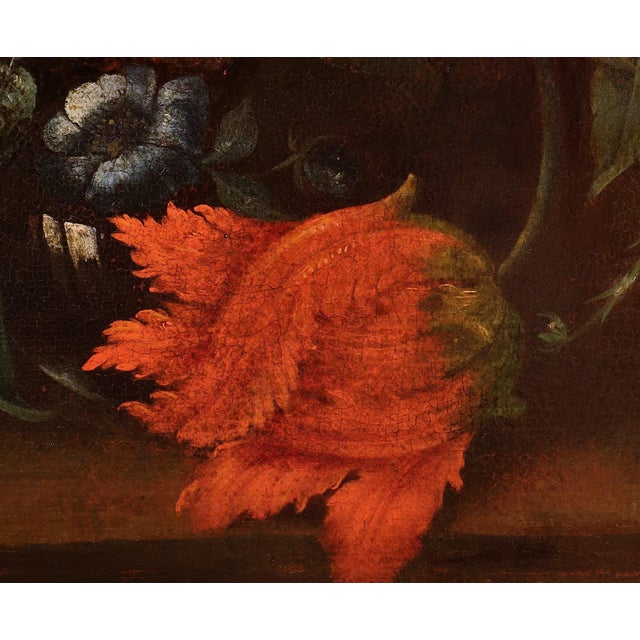 Follower of Abraham Brueghel, Still Life, 1700, Oil on Canvas For Sale - Image 11 of 14