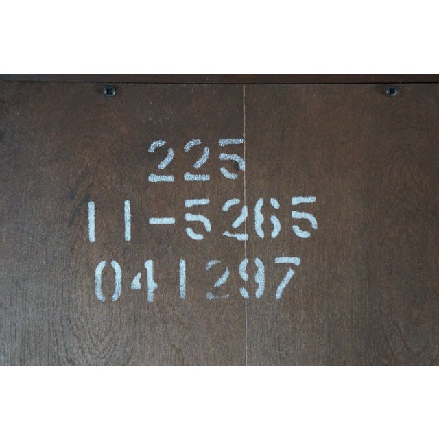 1990s Ethan Allen Georgian Court Cherry Clothing Armoire Linen Press 11-5265 For Sale - Image 18 of 18