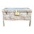 Early 20th Century Industrial Metal Trunk Chest on Stand With Patina Finish For Sale