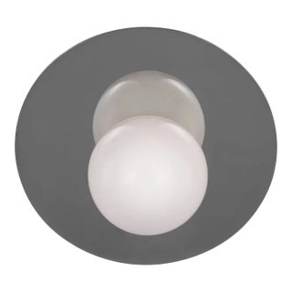 Kelly Wearstler by Visual Comfort Studio Nodes 1-Light Angled Sconce in Polished Nickel For Sale