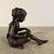 Metal Seated Bronze Girl Reading Sculpture – 21" H, Child With Book For Sale - Image 7 of 12