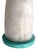 Stone Mid 20th Century Multicolored Alabaster Candlestick Holder W/ Red and Teal Accent For Sale - Image 7 of 8