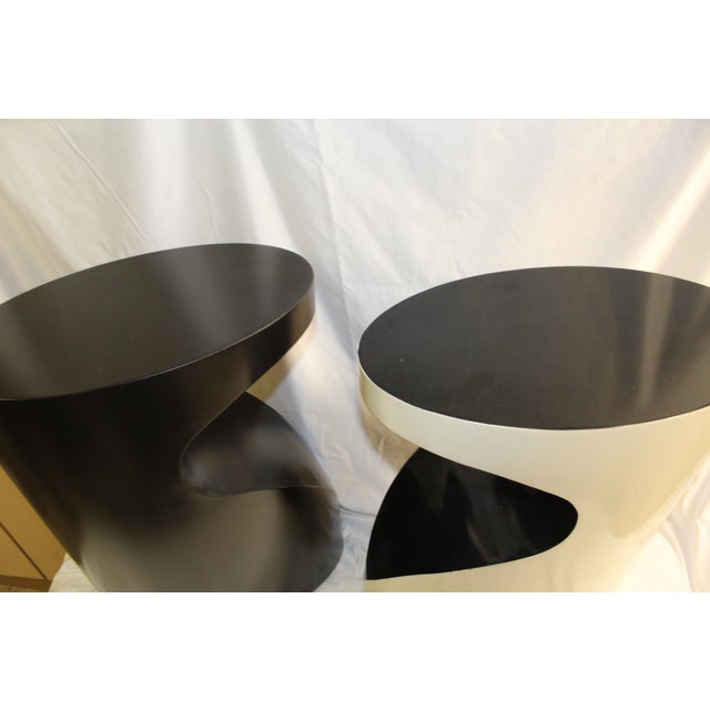 Mid Century/Modern side Table Custom made all steel For Sale - Image 9 of 18