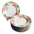 1970s Franciscan China Desert Rose Pattern Plates - Set of 9 For Sale