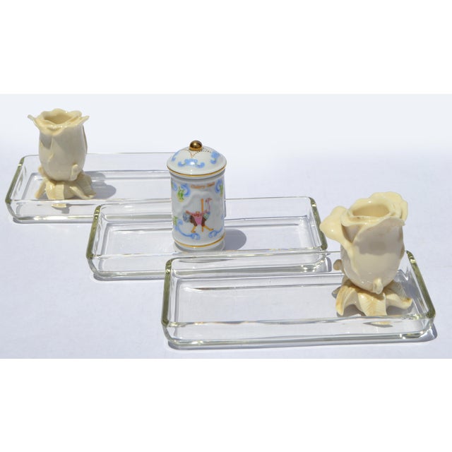 1970s 1970s Gucci Style Rectangular Murano Art Glass Serving Dish - Set of 3 For Sale - Image 5 of 12