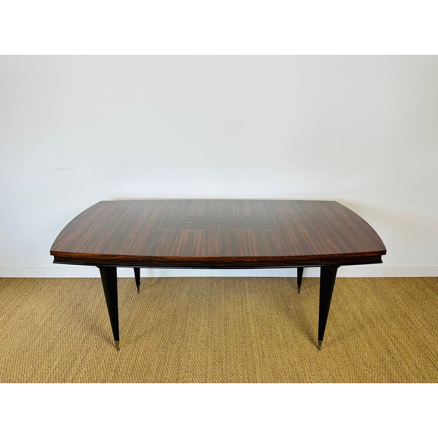 Art Deco Dining Table in Macassar, 1940s For Sale - Image 13 of 13