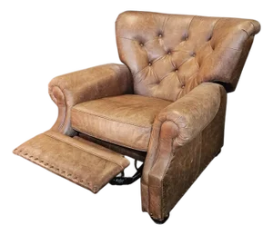 Pottery Barn Leather Recliner