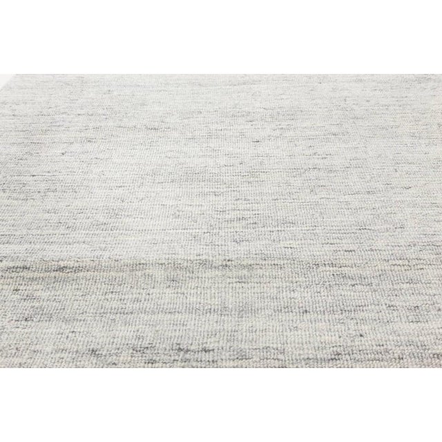 Modern Contemporary Bauer Collection Grey Handmade Wool Rug by Doris Leslie Blau For Sale - Image 3 of 5
