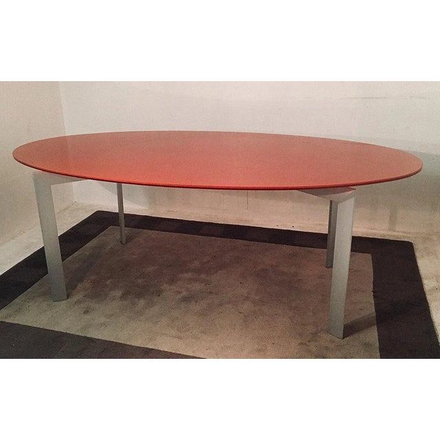 Metra Italian Modern Table by Makio Hasuike for Seccose For Sale - Image 12 of 13