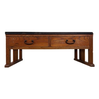 Small Low Japanese Chabudai Writing Table, 1930s For Sale