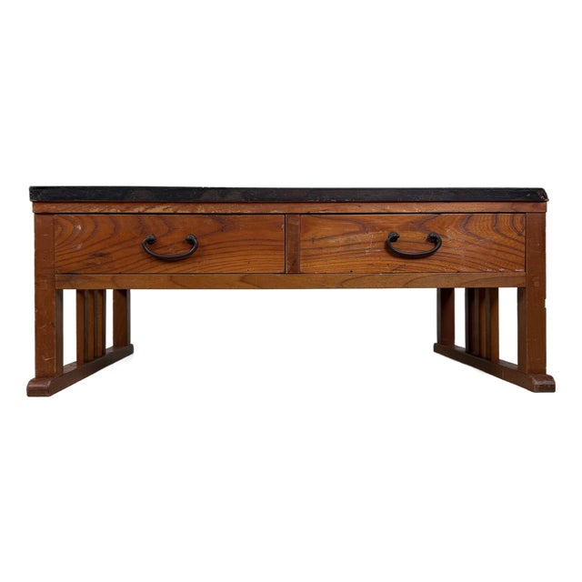 Small Low Japanese Chabudai Writing Table, 1930s For Sale