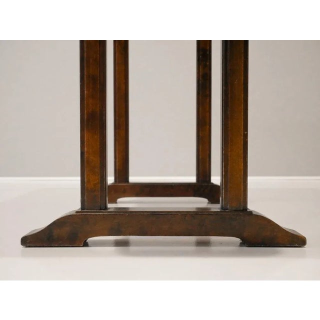 Brown Side Table attributed Axel Einar Hjorth, Sweden, 1930s For Sale - Image 8 of 9