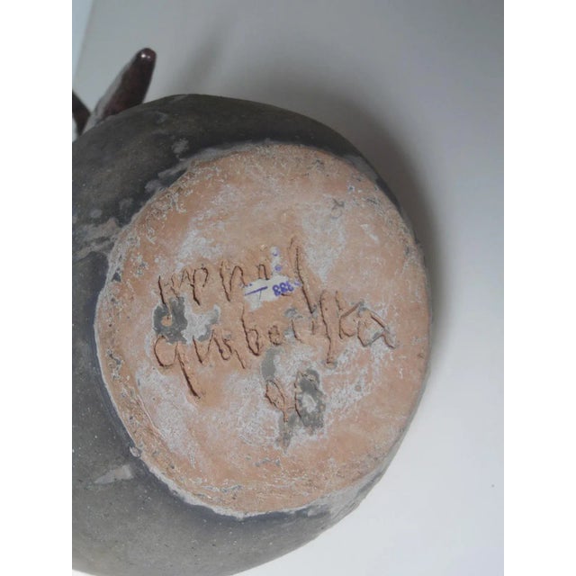 Surrealism 1998 Abstract Ceramic Sculpture by Irena Grabowska For Sale - Image 3 of 5