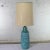 Mid 20th Century Mid Century Modern Table Lamp Large Turquoise Lava Glaze Ceramic After Fantoni For Sale - Image 13 of 13