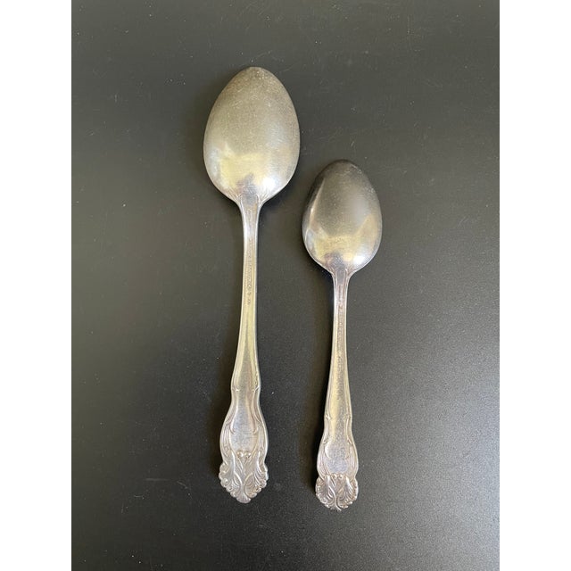 Victorian 2 Antique 1901 the Brown Palace Hotel Reed & Barton Tiger Lily Advertising Spoons For Sale - Image 3 of 9