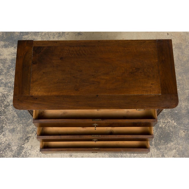 19th Century French Louis Philippe Walnut Chest of Drawers For Sale - Image 12 of 18