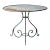 Antique Metal Garden Table For Sale