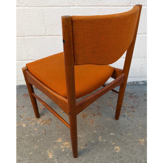 Set of Six Vintage Mid-Century Danish Teak Dining Chairs For Sale - Image 16 of 18