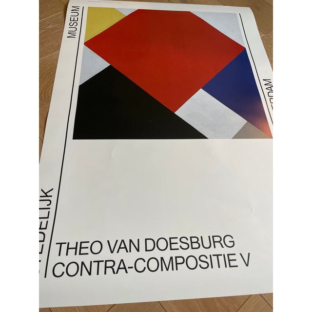Red Theo Van Doesburg (1883-1931), Contra Compositive V.., Stedelijk Museum Amsterdam, Printed in the Netherland For Sale - Image 8 of 8