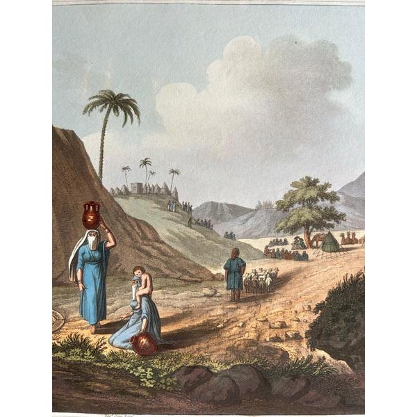 F.B. Spilsbury, Zeta Near Jaffa, Wellside Scene, 1803, Print For Sale - Image 6 of 12