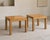 Square Maple and Brass Coffee Tables, Italy, 1980s, Set of 2 For Sale - Image 13 of 13