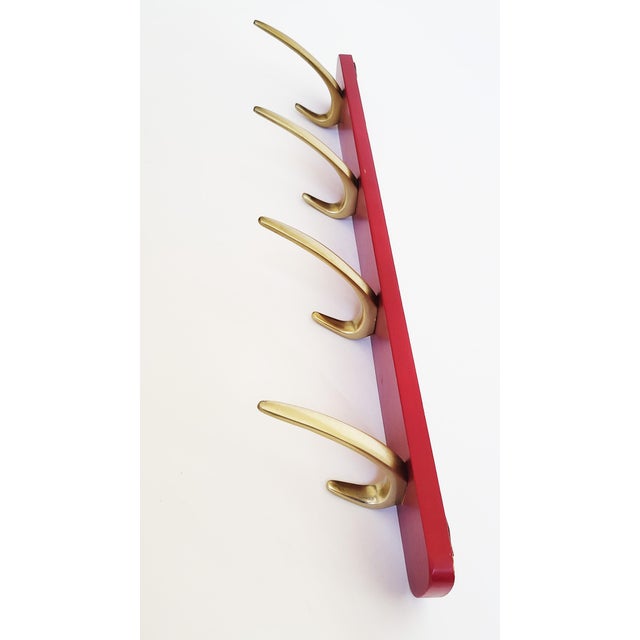 Mid-Century Modern Wall-Mounted Wardrobe, 1950s For Sale - Image 4 of 8